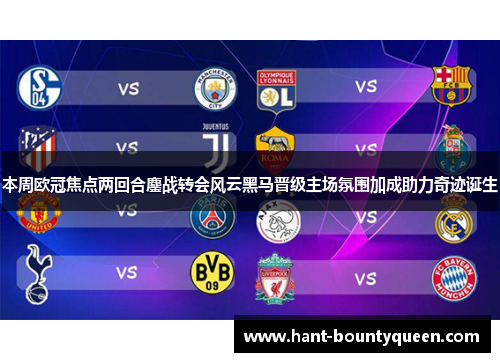 本周欧冠焦点两回合鏖战转会风云黑马晋级主场氛围加成助力奇迹诞生